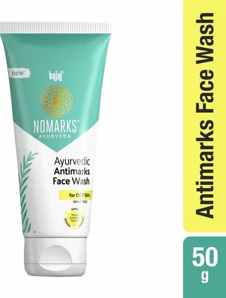 Bajaj Nomarks Ayurvedic Antimarks Face Wash - Oily Skin - 50G
