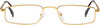 Klar Eye Full Rim Rectangle Reading Glasses Men And Women Powers +0.75 To +3.50+1.50 Power Gold