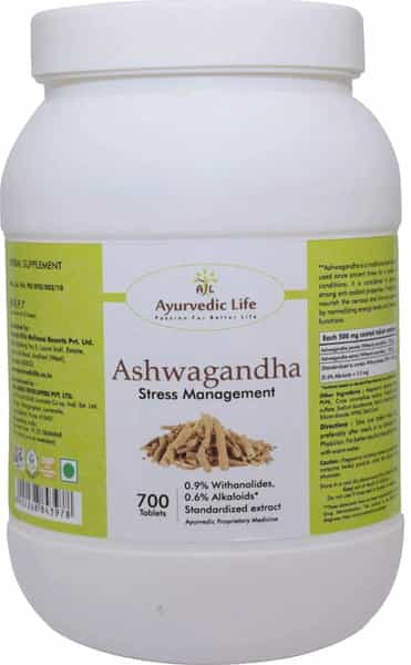 Al-Ayurvedic Life Ashwagandha 700 Tablets Pack Of 2