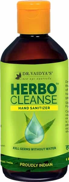 Dr. Vaidya's Herbocleanse Plus Hand Sanitizer Bottle Of 200 Ml