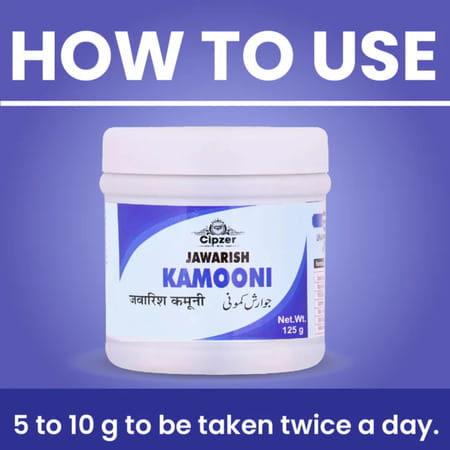 Cipzer Jawarish Kamooni 125g | Supports Digestion| Gut Health & Relief From Bloating