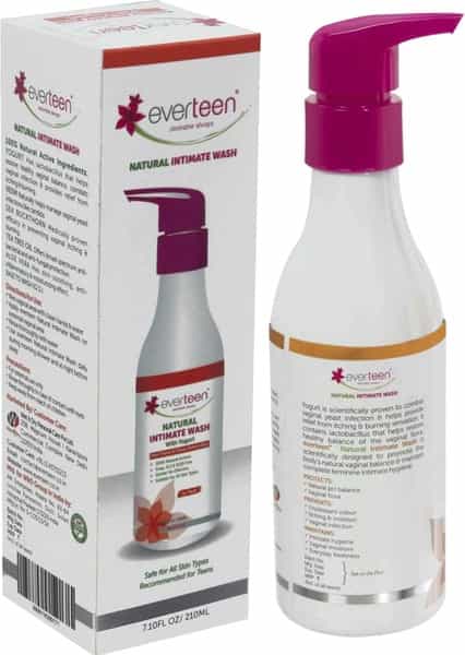 Everteen Yogurt Natural Intimate Wash For Feminine Intimate Hygiene In Teens 1 Pack- 210Ml