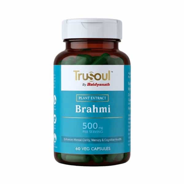 Baidyanath Trusoul Brahmi Capsules 60S | Memory & Focus Support