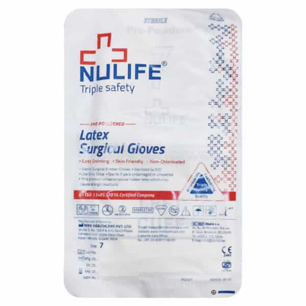 Nulife 7 Surgical Gloves 1 No's