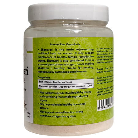 Al-Ayurvedic Life Organic Shatavari Powder 200 Gms Pack Of 2