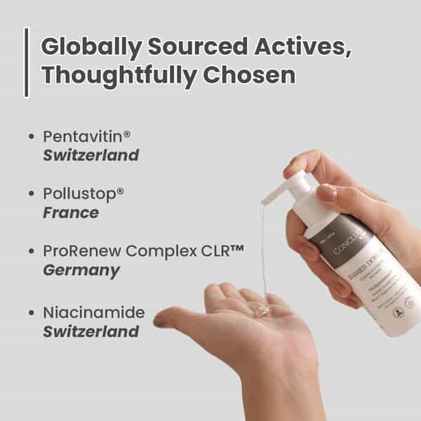 Conclude Barrier Dewfine Facewash | Hydrating Brightening & Barrier Repair | Pha 2% | 100G