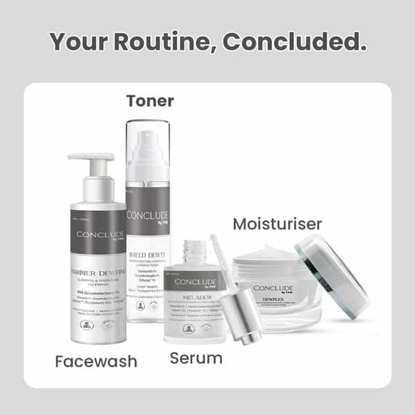 Conclude Barrier Dewfine Facewash | Hydrating Brightening & Barrier Repair | Pha 2% | 100G