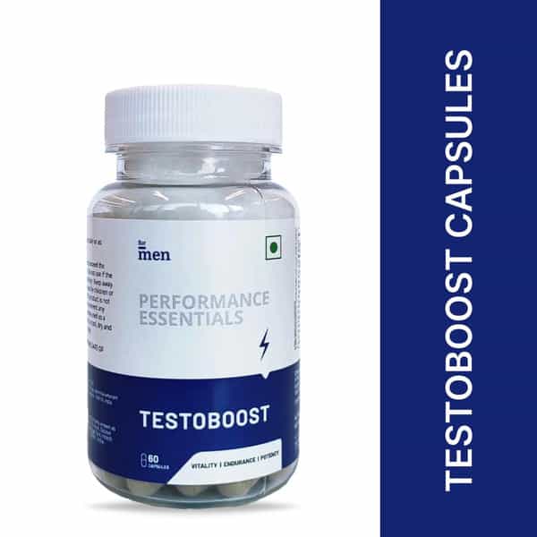 Formen Testosterone Booster Supplement For Men | Safed Musli Ginseng & Gokshur (60 Capsules)