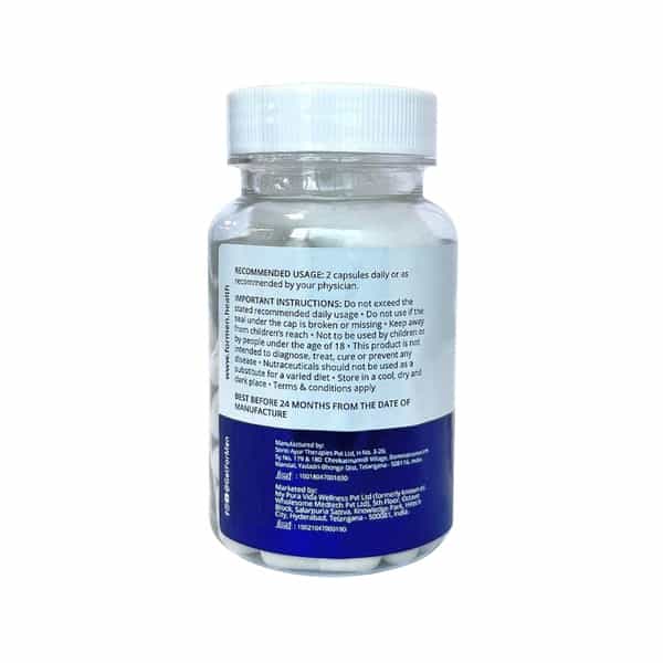 Formen Testosterone Booster Supplement For Men | Safed Musli Ginseng & Gokshur (60 Capsules)