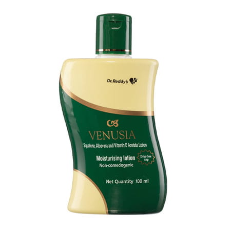 Venusia Moisturizing Lotion For Normal Skin With Natural Aloe Vera 100 Ml X Pack Of 4