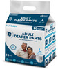 Liveasy Adult Diaper Pant Style (L)-10 | Anti Bacterial With Wetness Indicator