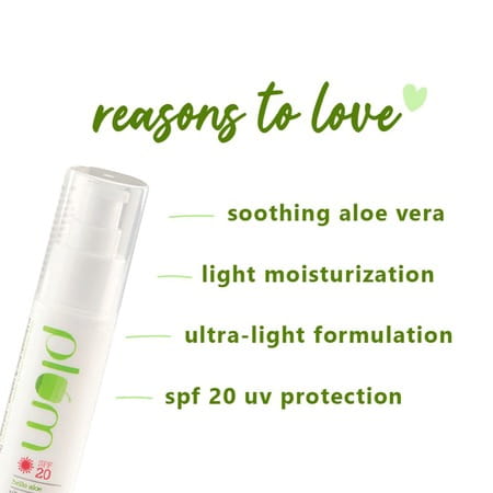 Plum Hello Aloe Ultra- Lite Day Lotion - Spf 20 Pa+ - 50 Ml