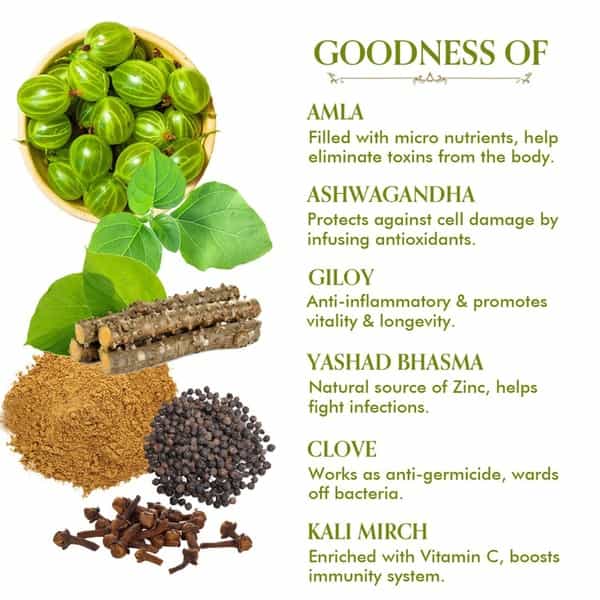 Tac - The Ayurveda Co. Ayurvedic Kadha With Vitamin C & Zinc For Immunity & Internal Strength 200Gm