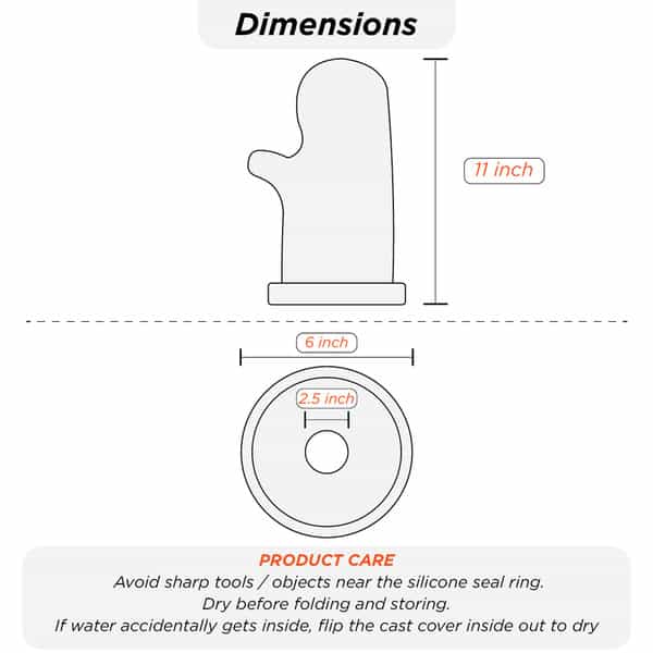 Vissco Cast Cover Arm ( Upto Elbow) |Protects Bandage From Water Exposure During Bath &Shower(Grey)