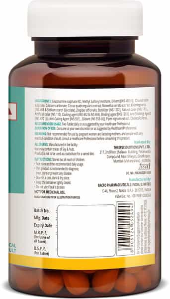 Pharmeasy Joint Support - Maintains Joints Mobility - Bone & Joint Health - Bottle Of 60
