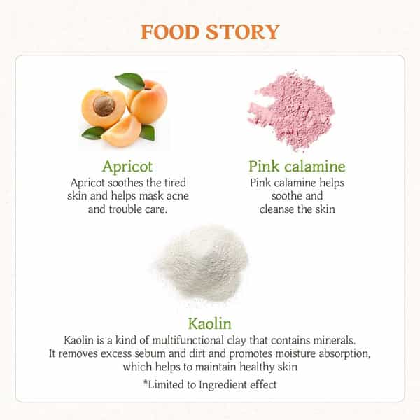 Skinfood Apricot Food Mask - Korean Face Cleanser - Korean Skincare - 120G