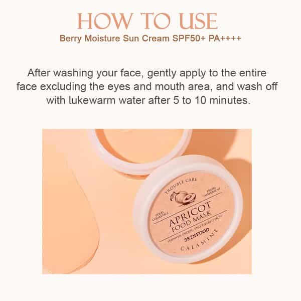 Skinfood Apricot Food Mask - Korean Face Cleanser - Korean Skincare - 120G