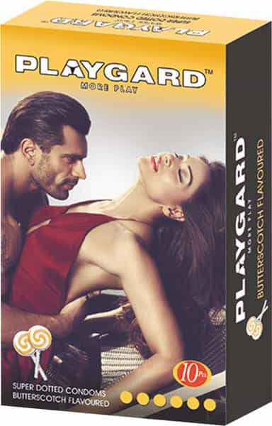 Playgard More Play Super Dotted Buterscotch Condom 10'S Pack Of 5