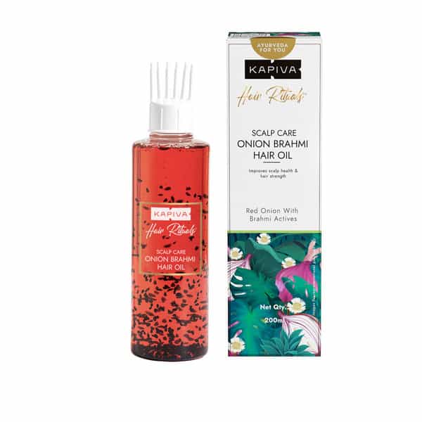 Kapiva Onion Brahmi Hair Oil 200G For Scalp Care And Hair Fall Control