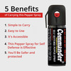 Commander Self Defense Pepper Spray For Safety/Protection Pack Of 5