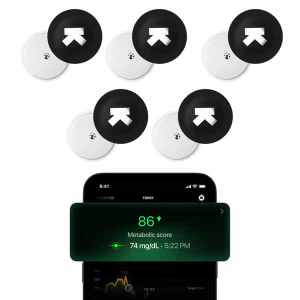 Ultrahuman M1 | 24/7 Smart Glucose Monitoring Via App | Bluetooth Connectivity | 5 Sensor
