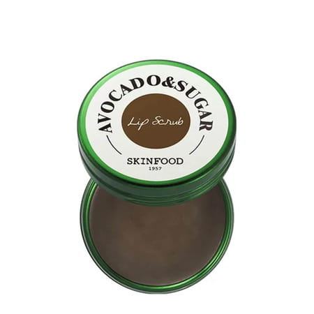 Skinfood Avocado & Sugar Lip Scrub - Night Moisturizing Lip Scrub - 14G