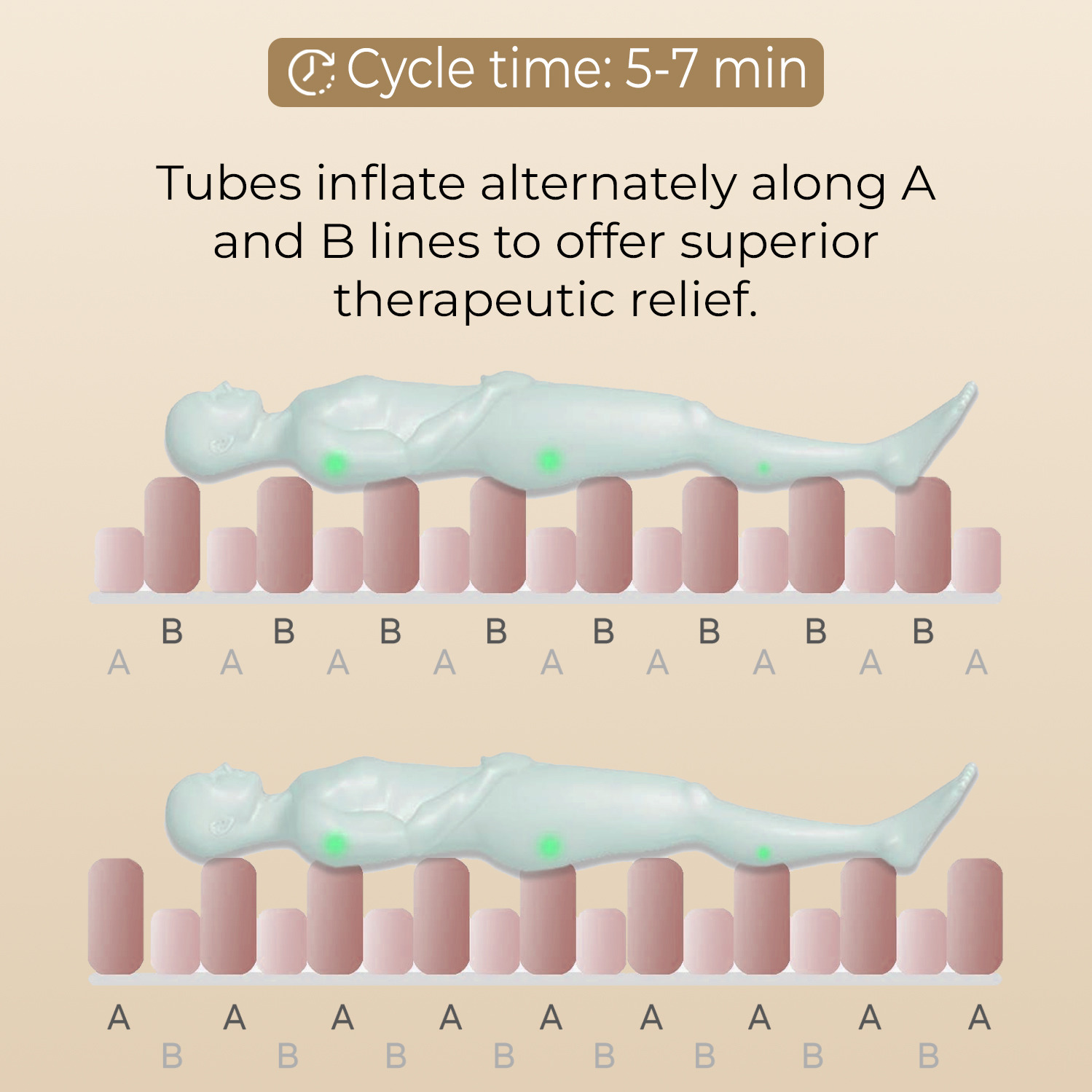 Dr. Odin Oam001 Electric Air Mattress 240x100x6cm Brown Pressure Adjustable (Large) 1 Nos