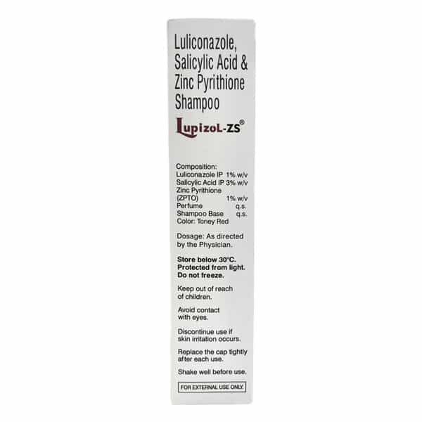 Lupizol Zs Anti Dandruff Bottle Of 100Ml Shampoo