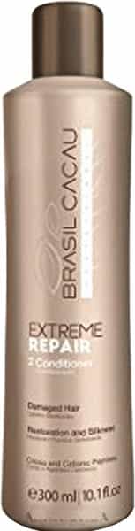 Cadi Veu Brasil Cacau Extreme Repair Shampoo & Conditioner For Damaged Hair ( 300Ml+300Ml)