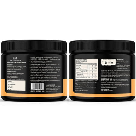 Myfitfuel Creatine Monohydrate 200 Mesh [Micronized] | (100 Gm) Mango