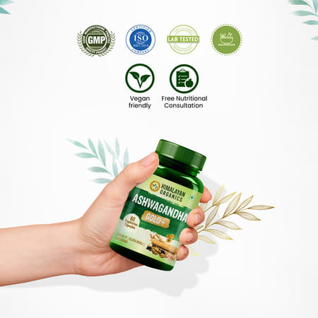 Vlado'S Himalayan Organics Ashwagandha Gold - 60 Veg Capsules