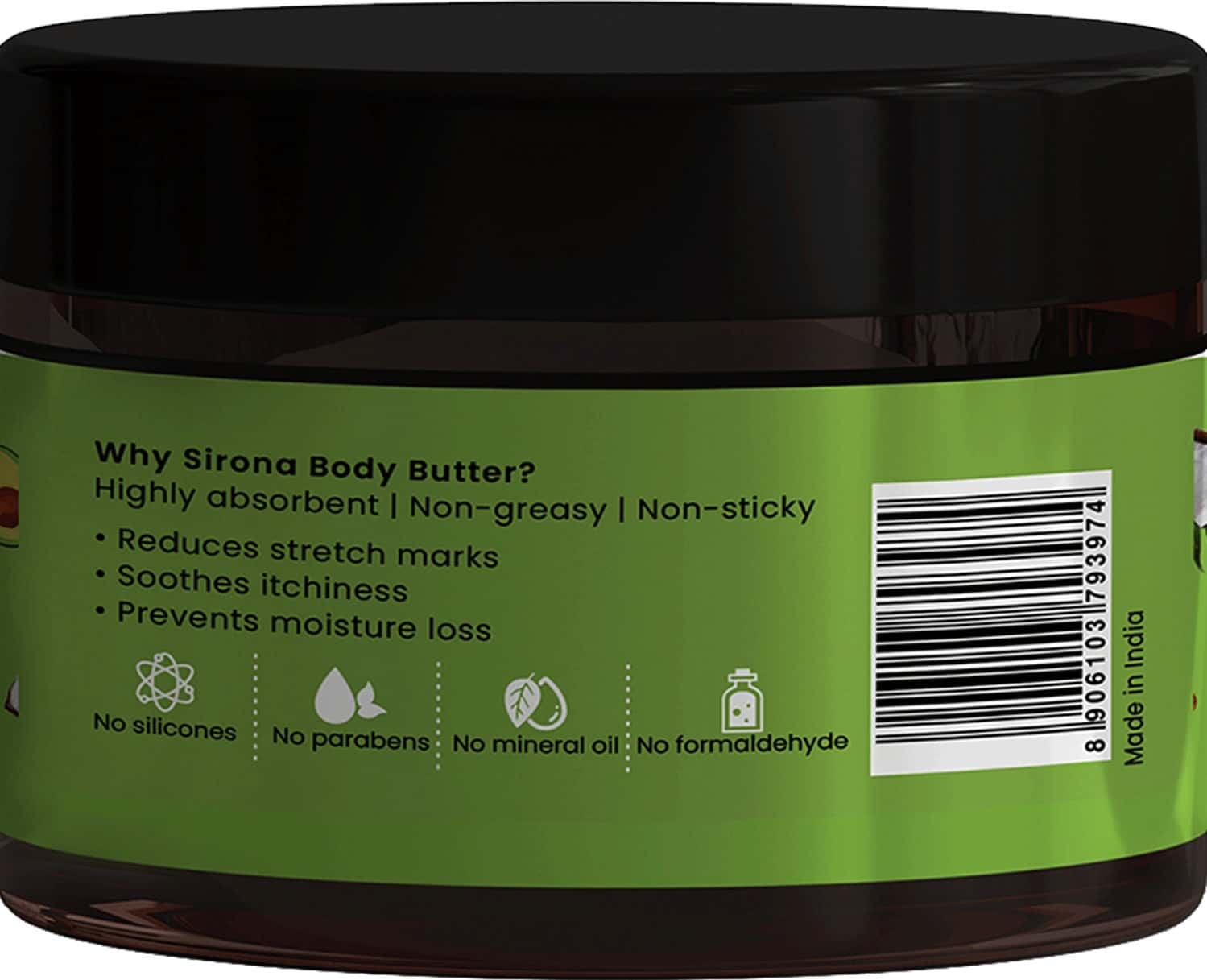 Buy SIRONA NATURAL STRETCH MARK BODY BUTTER CREAM 100 GM Online & Get
