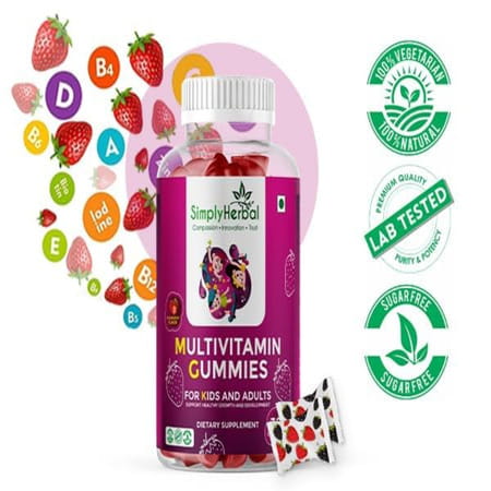 Simply Herbal Multivitamin Strawberry Gummies 30 No'S