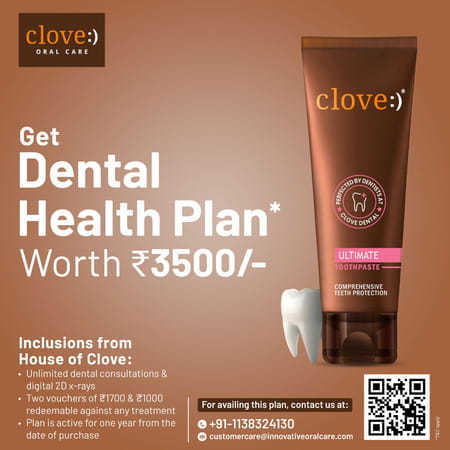 Clove Ultimate Toothpaste | Active Freshness | Cavity Prevention | Teeth Whitening | Mint 100 Gm