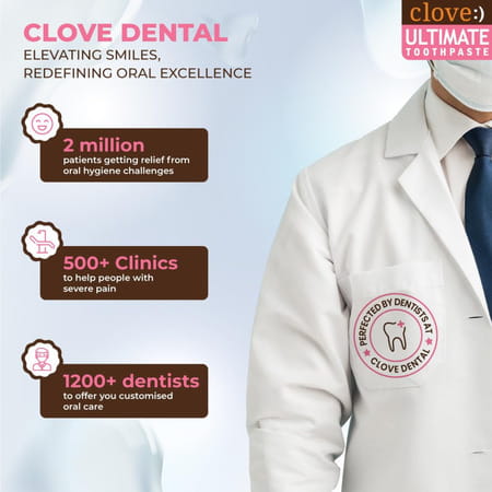Clove Ultimate Toothpaste | Active Freshness | Cavity Prevention | Teeth Whitening | Mint 100 Gm