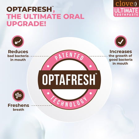 Clove Ultimate Toothpaste | Active Freshness | Cavity Prevention | Teeth Whitening | Mint 100 Gm