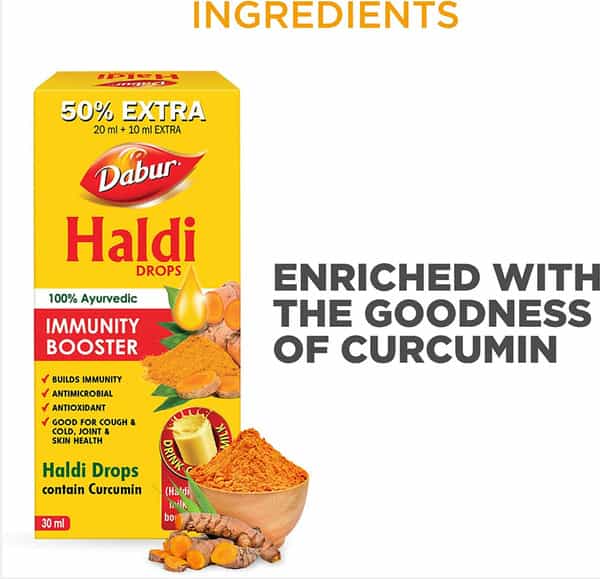 Dabur Haldi Drops (20Ml +10Ml Free)