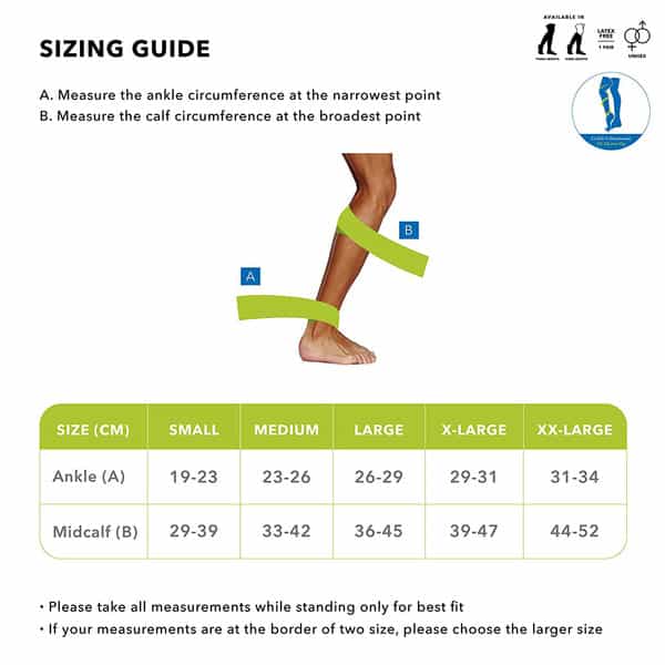 Sorgen Classique (Lycra) Medical Compression Stockings For Varicose Veins Class 2 Knee Length- Small