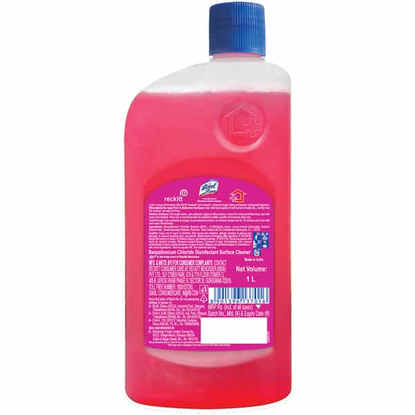 Lizol Floral Disinfectant Floor Cleaner Bottle Of 1000 Ml