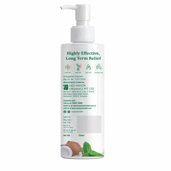 My Dr.pain Oil Relief Oil - Relieves Joint Pains & Body Pains - Aromatic | 250Ml Pack Of 3