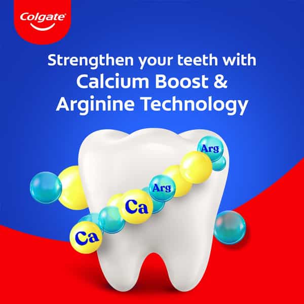 Colgate Strong Teeth Anticavity Toothpaste - 200G + 200G + 100G (500G)