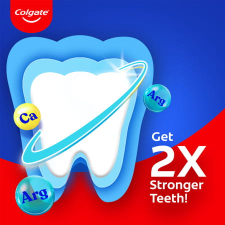 Colgate Strong Teeth Anticavity Toothpaste - 200g + 200g + 100g (500g)
