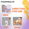 Fixuphealth Biotin Selenium Amino Acids Vitamin & Zinc Effervescent Tab Orange Pack Of 2 20 Tablets