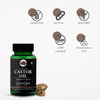 Greenopia Castor Seed Oil 60 Liquid Filled Vegetarian Capsules