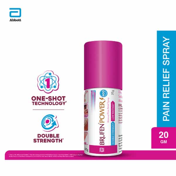 Brufen Power Pain Relief Spray 20G (400 Sprays)