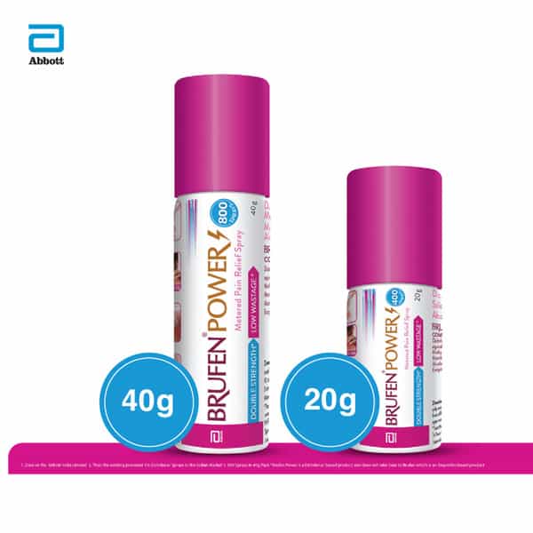 Brufen Power Pain Relief Spray 20G (400 Sprays)
