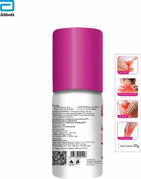 Brufen Power Pain Relief Spray 20G (400 Sprays)