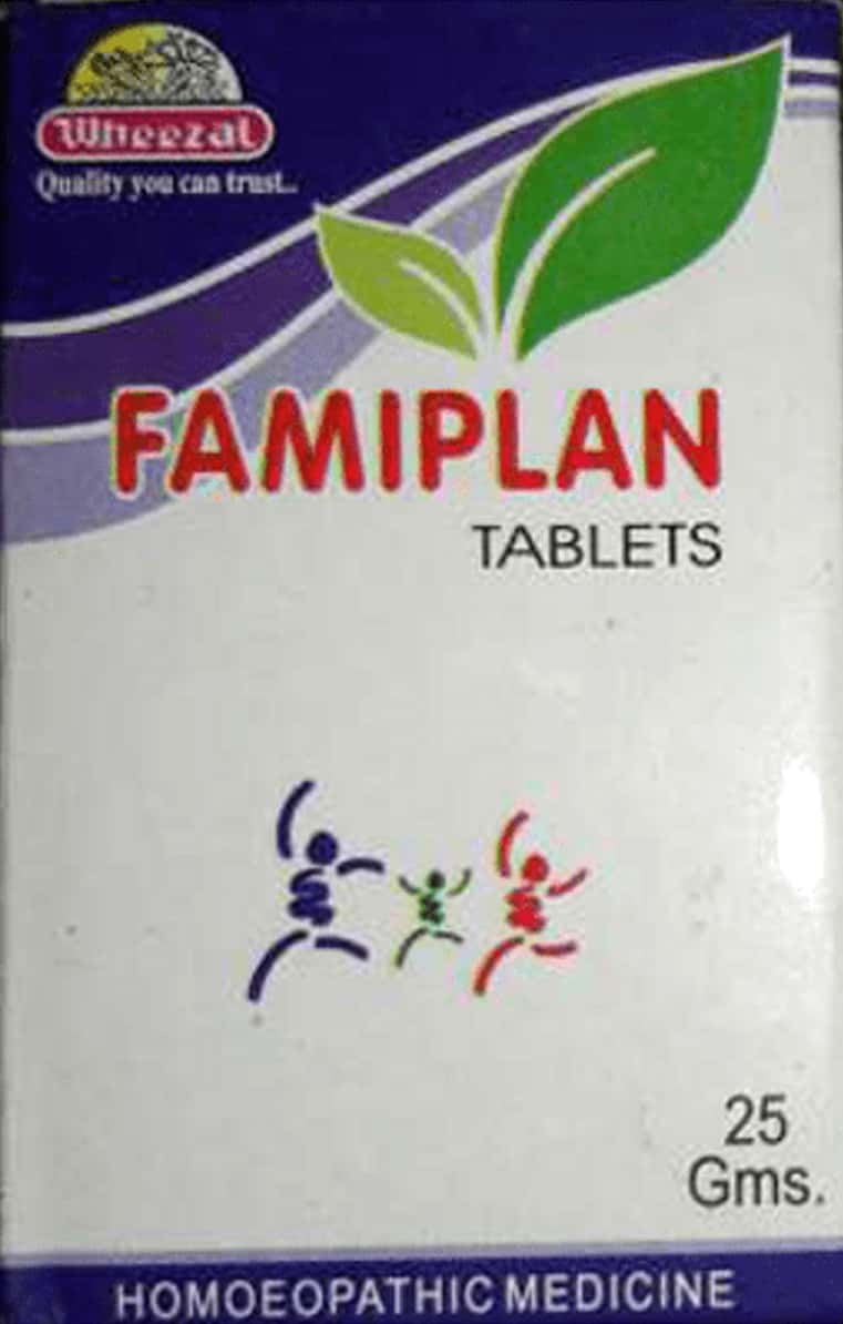 Wheezal Famiplan Tablet 25 Gm