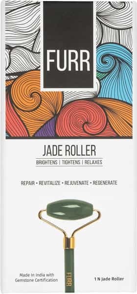 Furr Jade Roller -Stimulates Blood Circulation & Reduces Wrinkles - Pack Of 1