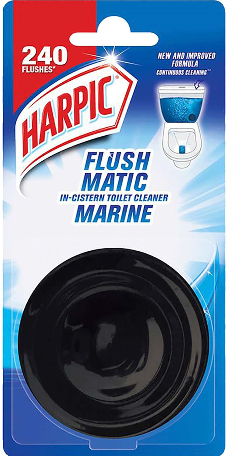Harpic Flushmatic Aquamarine Toilet Block Packet Of 50 G